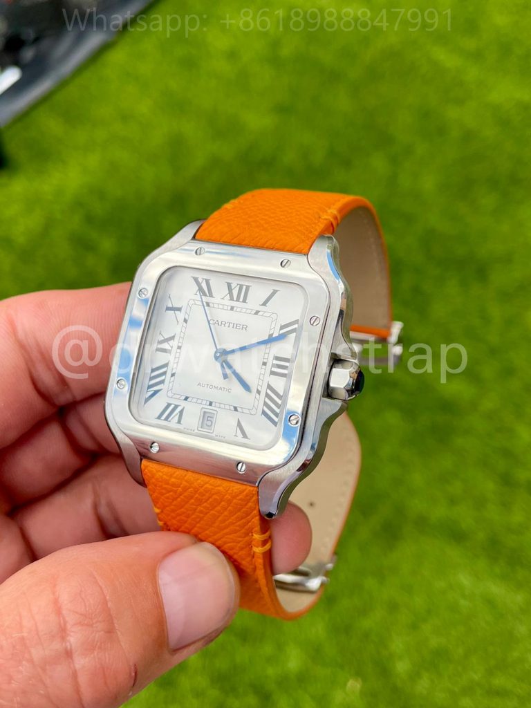 Review for Cartier Santos Quickswitch Epsom leather watch strap